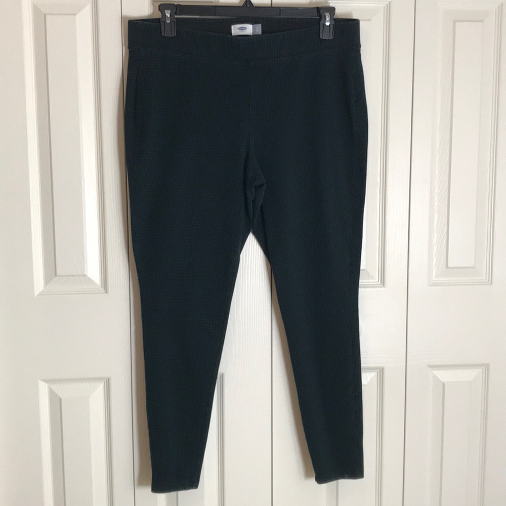 Old Navy green print stevie leggings SZ XL